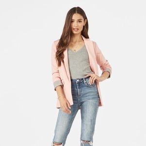 JustFab Blush Pink Blazer NWOT